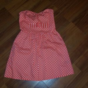 Strapless summer dress